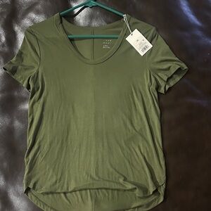 a new day Olive Green Short Sleeve Top